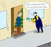 Cartoon: Verspätete Zustellung (small) by Gabi Horvath tagged verspätet,brief,post,zustellung,warten