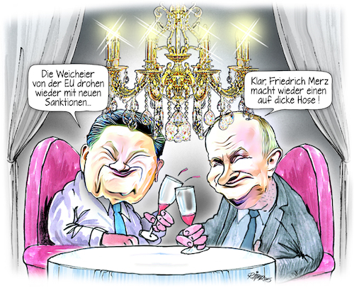 Cartoon: Friedrich Merz (medium) by Ritter-Cartoons tagged dicke,hose,dicke,hose