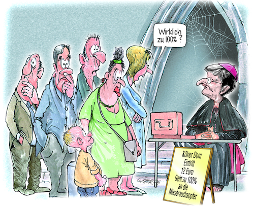 Cartoon: Kölner Dom (medium) by Ritter-Cartoons tagged kölner,dom,eintritt,pressekarikaturen,und,cartoons,von,berthold,ritter,facebook,seite,ritterkarikaturen,kölner,dom,eintritt,pressekarikaturen,und,cartoons,von,berthold,ritter,facebook,seite,ritterkarikaturen