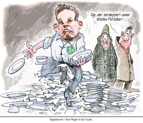 Cartoon: Nagelsmann (medium) by Ritter-Cartoons tagged desaster