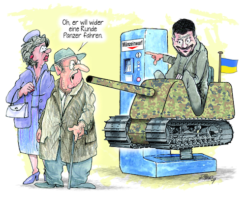 Cartoon: Ukrainekrieg (medium) by Ritter-Cartoons tagged wolodymyr,selenskyj,wolodymyr,selenskyj