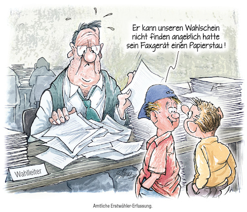 Cartoon: Wahlen 1 (medium) by Ritter-Cartoons tagged wahlen