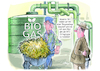 Cartoon: Biogasanlage (small) by Ritter-Cartoons tagged biogasanlage
