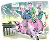 Cartoon: Chaos-Regierung im Schweinsgalop (small) by Ritter-Cartoons tagged ampelregierung