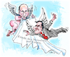 Cartoon: Friedensengel (small) by Ritter-Cartoons tagged friedensengel,putin,und,altkanzler,schröder,als,vermittler,im,krieg,gegen,die,ukraine,haben,pressekarikaturen,cartoons,von,berthold,ritter,facebook,seite,ritterkarikaturen