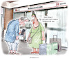 Cartoon: Im DB Reisezentrum (small) by Ritter-Cartoons tagged im,db,reisezentrum