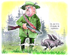 Cartoon: Immer im Jagdmodus. (small) by Ritter-Cartoons tagged king,donald,immer,im,jagdmodus,pressekarikaturen,und,cartoons,ritterkarikaturen,von,berthold,ritter