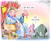 Cartoon: King Donald Trump (small) by Ritter-Cartoons tagged king,donald,trump,cartoon,pressekarikatur,berthold,ritter,karikatur,pressezeichnung