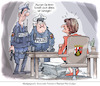 Cartoon: Kündigungswelle bei der Polizei (small) by Ritter-Cartoons tagged polizei,in,rlp