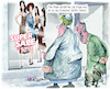 Cartoon: Super Sale (small) by Ritter-Cartoons tagged shoppingtour,cartoon,pressekarikatur,berthold,ritter,karikatur,pressezeichnung