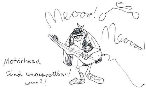 Cartoon: moetorhead (medium) by armella tagged moetorhead