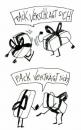 Cartoon: pack verschlaegt sich ... (small) by armella tagged pack,verschlaegt,sich,pack,vertraegt,sich