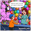 Cartoon: Pfeilewerfen (small) by Arghxsel tagged dart,pfeile,kirmes,jahrmarkt,hamburger,dom,treffer,zielen,luftballons,trostpreis