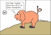 Cartoon: Sozialphobie... (small) by Kruscha tagged sozialphobie,angst,schwein,steckdose,missverständnis,neurose,phobie