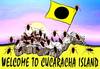 Cartoon: Japan Cucaracha Island (small) by bong-zeitung tagged japan fukushima atomic cucaracha
