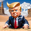 Cartoon: Der große Donald (small) by MorituruS tagged donald,trump,präsident,kandidat,usa,urteil,supreme,court,anfechtung,schuldspruch,oberstes,gericht,joe,biden,kandidatur,schweigegeldprozess,stormy,daniels,us,cartoon,karikatur,moriturus