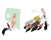 Cartoon: Feierabend (small) by F L O tagged feierabend,hunde,hundesitter,hotdog,wurst