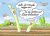 Cartoon: Spargelzeit (small) by Henrich tagged spargel