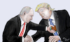 Cartoon: Männerfreundschaft??? (small) by SchmidtFineArt tagged trump,putin,art,ukraine,krieg,karikatur,gesellschaft,deutschland,usa,russland,humor,eu,demokratie,kriese,frieden,parteien,politik,cartoon,illustration,comic,wirtschaft,world,wahlen,präsident