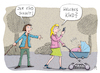 Cartoon: Welches Kind? (small) by Rebecca-Meyer tagged smartphone,sucht,kind,mutter,kinderwagen,zwangsstörung,social,media
