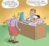 Cartoon: 2 Klassenmedizin (small) by Karl Berger tagged arzt,medizin,privatärzte,wahlarzt,privatpatient,gesundheit,krankheit
