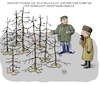 Cartoon: Geschäftsidee (small) by Karl Berger tagged weihnachten,christbaum,weihnachtsbaum,wiederverwerten