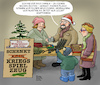 Cartoon: Kauft Kriegspielzeug! (small) by Karl Berger tagged krieg,weihnachten,geschenke,wehrwille,aufrüstung,waffen