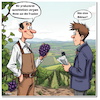 Cartoon: Fleischloser Wein (small) by A Human tagged wein,vegan,weinanbau,winzer,biowein,bio,reblaus,rebe,weißwein,rotwein,auslese,weinbau,weinberg,weinlese