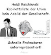 Cartoon: Irgendwer fehlt immer (small) by ArtyFicial tagged cdu,merz,kabinett,kabinettsliste,liste,linke,kritik,armin