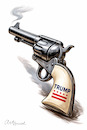 Cartoon: Peacemaker Model No 47 (small) by ArtyFicial tagged usa,president,potus,trump,peacemaker,war,peace,nobel,prize,47