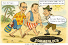 Cartoon: Sommerpause des Bundestags (small) by ArtyFicial tagged bundestag,sommerpause,sommerloch,gefahren,herausforderungen,fallen,merz,klingbeil,söder,regierung,bundesregierung,weltlage,krisen