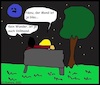 Cartoon: Vollmond... (small) by Kruscha tagged vollmond,frau,nachtspaziergang,universum,nacht,sterne,mond,mann,liebe,idylle,romatik,beziehung