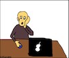 Cartoon: Der Schrei 2025 (small) by SMK tagged schrei,munch,parodie,internet,laptop,horror,schreck,grauen,depressionen,irrsinn,wahnsinn,2025