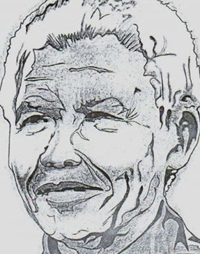 Cartoon: Madiba (medium) by Aiko tagged republic,of,south,africa