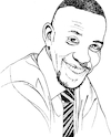 Cartoon: Joel Senyonyi (small) by Aiko tagged nup,power