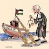 Cartoon: We have a weak law in this world (small) by Ahmad Qaddura tagged madleen