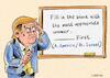 Cartoon: Who is the First Trump? (small) by Ahmad Qaddura tagged trump