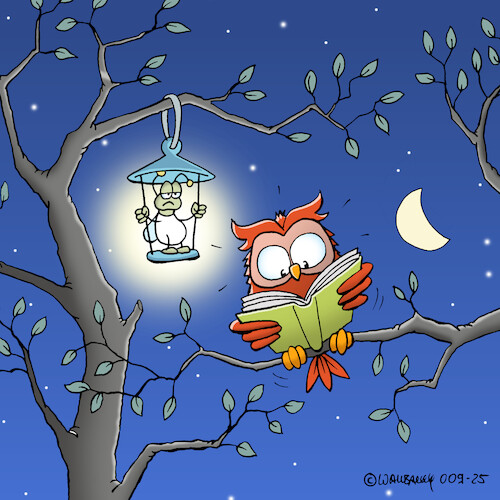 Cartoon: Nächtliches Lesevergnügen (medium) by Rovey tagged lesen,eule,vogel,abend,nacht,nachteule,glühwürmchen,leuchten,dunkelheit,tiere,bücher,buch,lesevergnügen,internationaler,lesetag,weltlesetag,schlaflos,nachaktiv,literatur,booknerd,nerd,reading,owl,bird,night,evening,firefly,animals,books,book,international,day,world,sleepless,nocturnal,glow,darkness,pleasure,licht,support,unterstützung,freundschaft,friendship,lernen,learning,lesen,eule,vogel,abend,nacht,nachteule,glühwürmchen,leuchten,dunkelheit,tiere,bücher,buch,lesevergnügen,internationaler,lesetag,weltlesetag,schlaflos,nachaktiv,literatur,booknerd,nerd,reading,owl,bird,night,evening,firefly,animals,books,book,international,day,world,sleepless,nocturnal,glow,darkness,pleasure,licht,support,unterstützung,freundschaft,friendship,lernen,learning