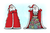 Cartoon: Bescherung (small) by Rovey tagged weihnachtsmann santa claus fröhliche weihnachten bescherung geschenke xmas christmas exhibitionist