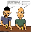 Cartoon: Rätsel... (small) by Moppel tagged rätsel,kreuzworträtsel,männer,kneipe