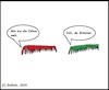 Cartoon: Zahnschmerzen... (small) by Moppel tagged zahnschmerzen,zähne,kämme,kamm,sprache