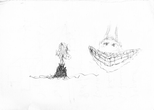 Cartoon: Katja (medium) by thokriqi tagged hidden,laughter