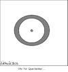 Cartoon: 2 - Uhr für Querdenker (small) by Kritzelhonk tagged uhr,zeit,ignoranz,gesellschaft,trotz,protest,lüge,querdenker