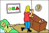 Cartoon: Psycho-Mädchen 3 (small) by Kritzelhonk tagged mädchen,frau,mann,opfer,lippenstift,schminken,splatter,messer,mord,blut,horror,gewalt,seelenruhe,spiegel