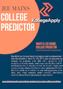 Cartoon: JEE MAIN COLLEGE PREDICTOR (small) by eduhub02 tagged jee,main,college,predictor,mains,for