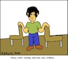 Cartoon: Ronny... (small) by Moppel tagged allegorie,sprichwort,redewendung,ronny,mann,sprache,gesellschaft