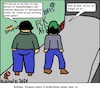 Cartoon: Paranoia... (small) by Mr Speck tagged paranoia,stadtalltag,stadtleben,psycho,angst,verfolgungsangst,gesellschaft
