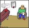 Cartoon: Platzangst... (small) by Mr Speck tagged luftballon,platzangst,psychologe,psychotherapeut,psychotherapie