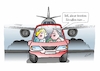 Cartoon: Breite Straße (small) by Bernd Eisert tagged auto,ehepaar,straße,landebahn,flugzeug