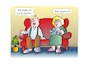 Cartoon: Vergesslich? (small) by Bernd Eisert tagged ehepaar,sofa,vergessen,demen,angst,alterz